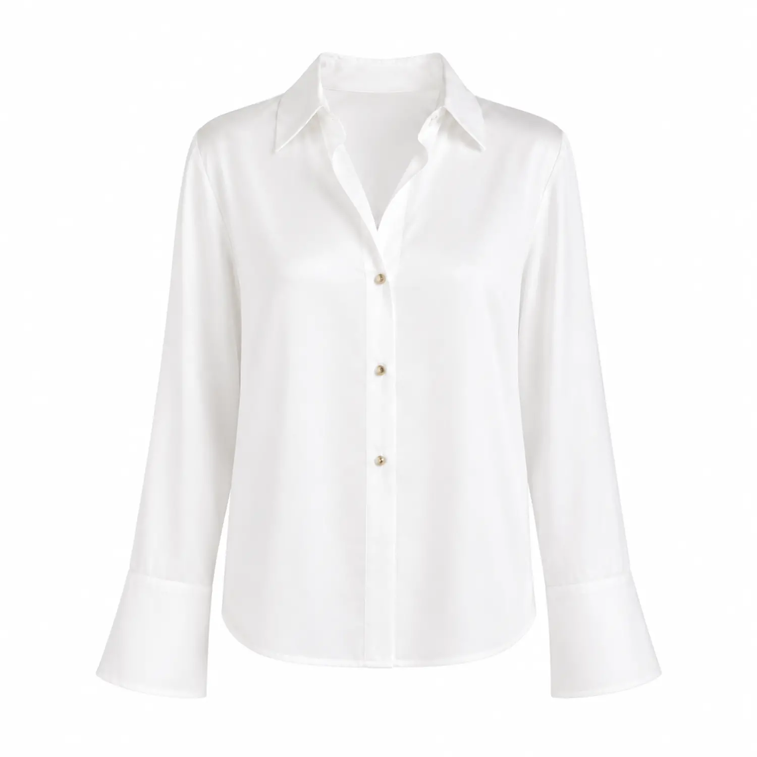 CAMISA SATEN BLANCA