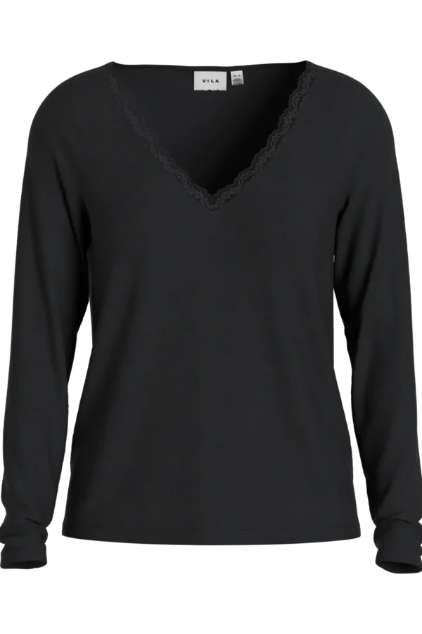 CAMISETA MODALA NEGRA